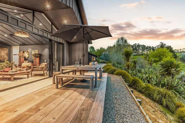 Hilltop sanctuary with designer flair!