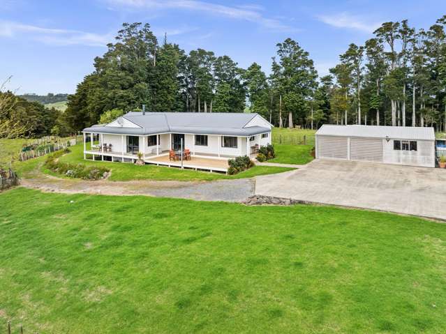Rural family homestead with views