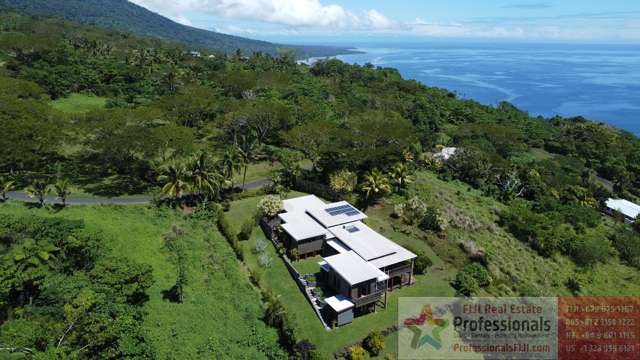 Architecturally Designed 4-Bedroom Home with Breathtaking Ocean Views on FIJI's Taveuni Island