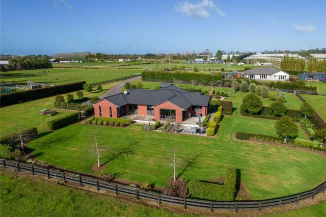 Brick Elegance Meets Country Living