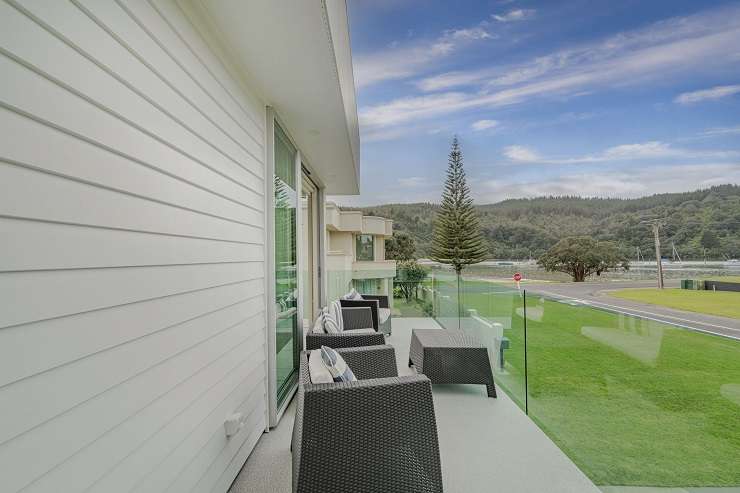 The large Rutherford Road home, in Whangamata, sold at auction after two bidders put their hands up for it. Photo / Supplied