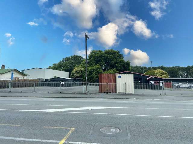 Profile, warehouse and huge yard