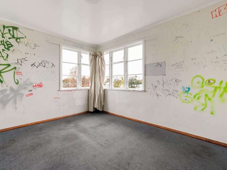 A run-down two-bedroom 1940s cottage on Galway Avenue, in Hayes Paddock, Hamilton, has been described as an 