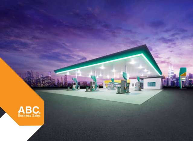 Service Station with Prime Commercial Property