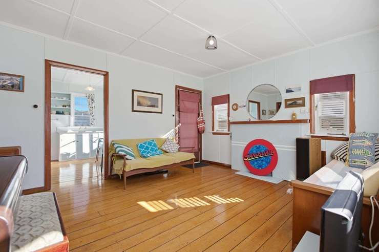 A two-bedroom Art Deco bach is for sale at 41 Te Ngaio Street, in Mount Maunganui. Photo / Supplied