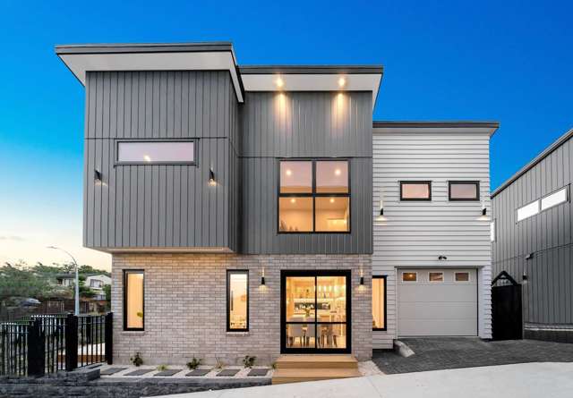 Offers a luxurious four-bedroom living