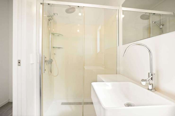 A 90sqm storage shed with a laundry and bathroom at 5 Carina Way, in Whitianga, is heading to auction next month with a <img reserve. Photo / Supplied