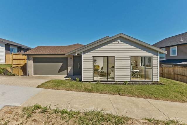 Large family home with pergola deck