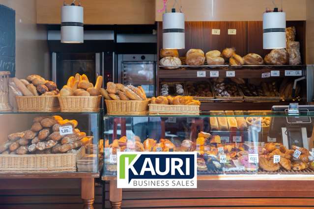 Bakery in Central Auckland, featuring a commercial kitchen and ventilation, with cheap rent.