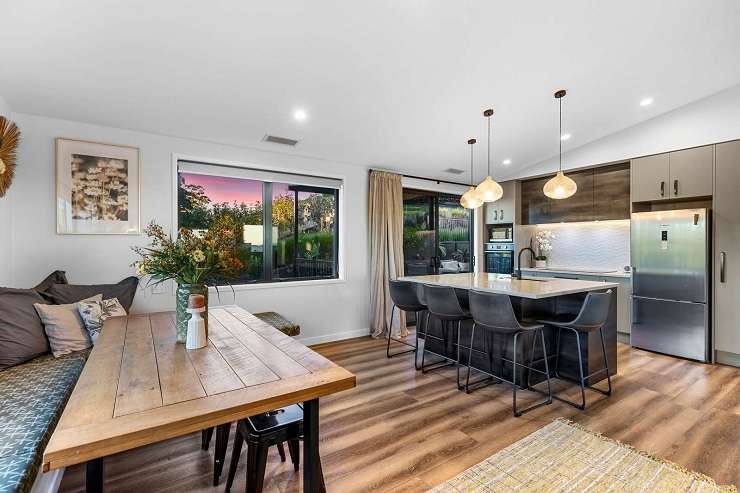 The new owners of the five-bedroom, three-bathroom home on Mears Way, in Ohauti, have just completed the perfect house swap. Photo / Supplied