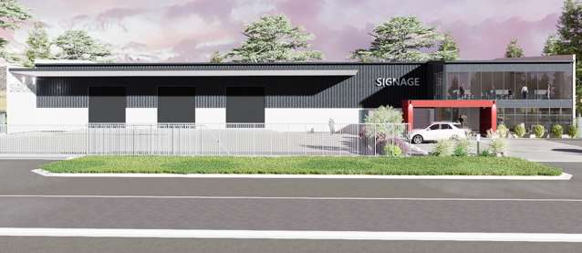 New warehouse with high profile on Taurikura