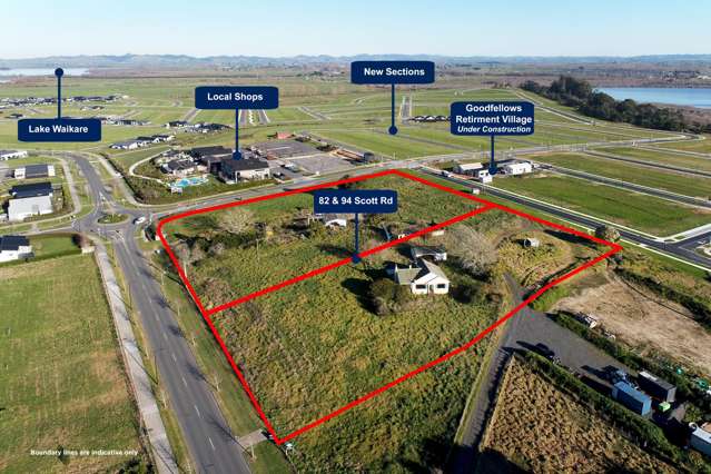 Strategic lakeside estate gateway landholding