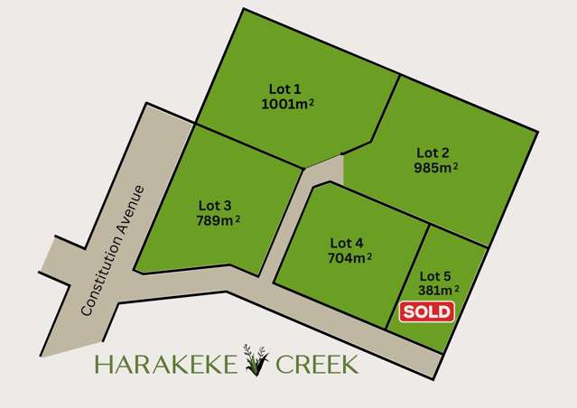 Harakeke Creek Subdivision, - Your Dream Section!