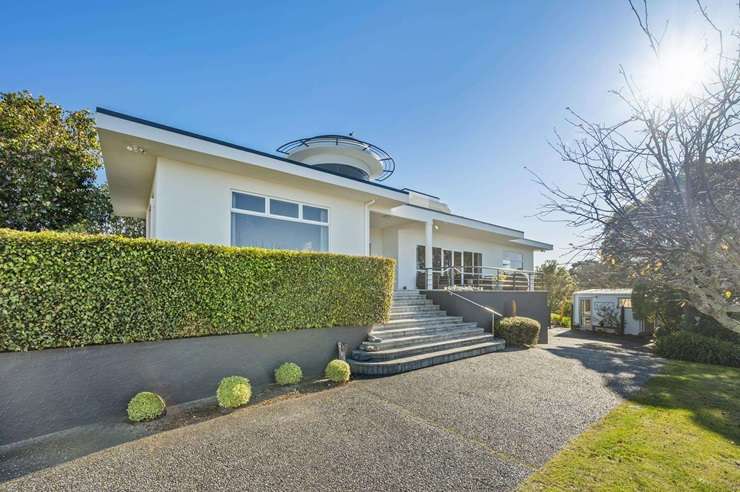 A 1920s Louis Hay-designed 1020s Arts and Crafts home on Cobden Lane in Bluff Hill, Napier is 
