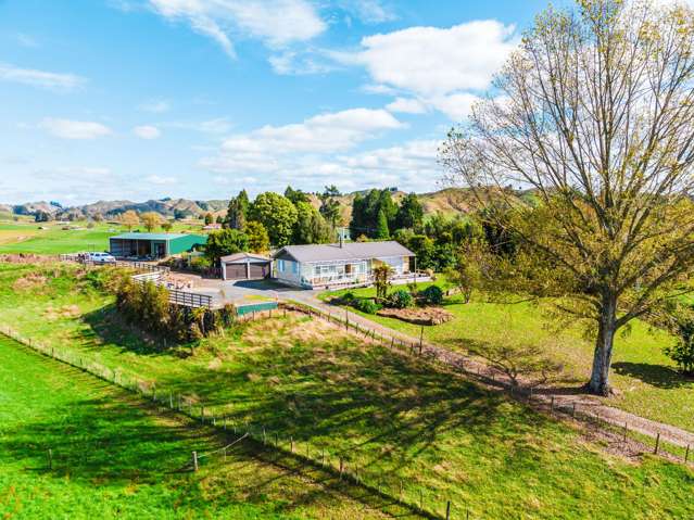 The perfect balance of house, shed and land