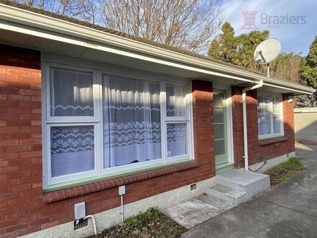 End two bedroom unit