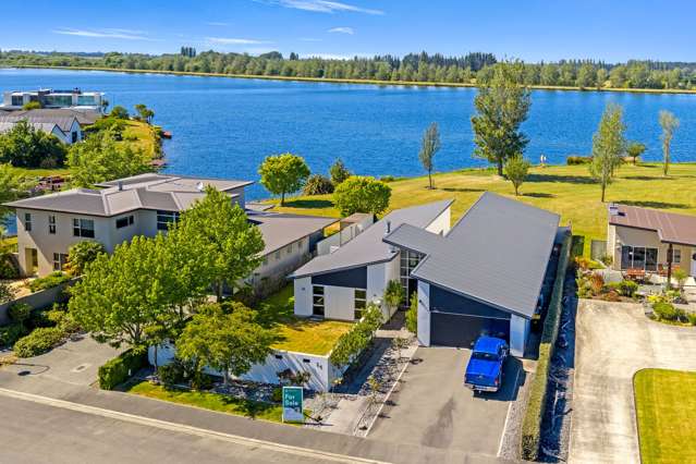 A Statement Lakefront Home