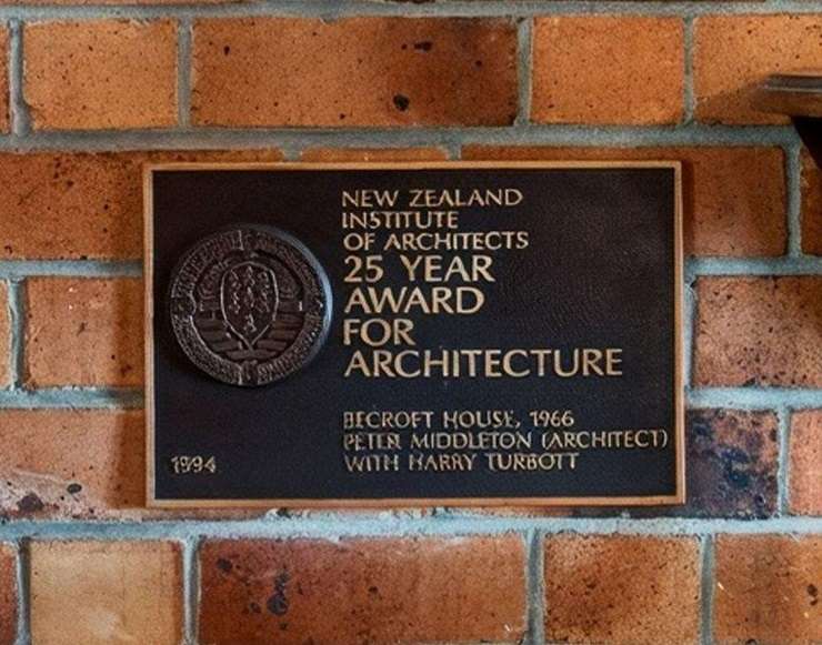 The award-winning Becroft House, at 7-9 Lake View Road, Takapuna, is up for grabs for the first time in its 66-year history. Photo / Supplied