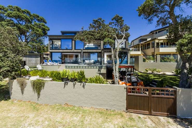 21 The Strand, in Takapuna, Auckland, is one of several beachfront homes to hit the market in recent months. Photo / Supplied