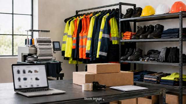Safety apparel, promotional products and embroider