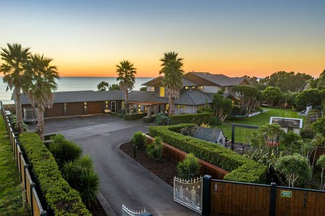 Waterfront statement, commanding position