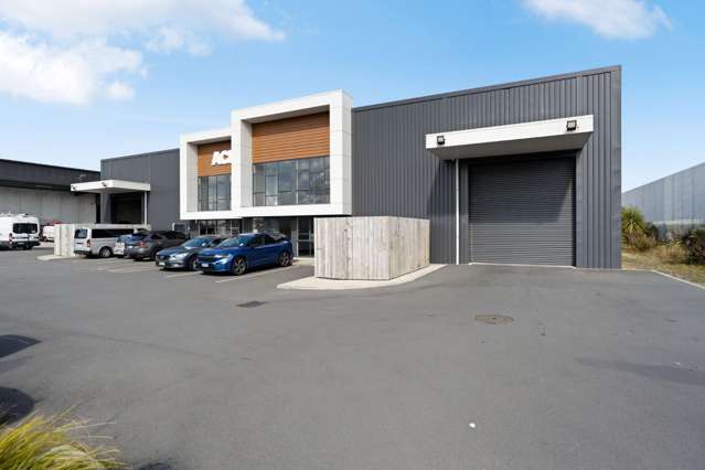 Modern warehouse and office
