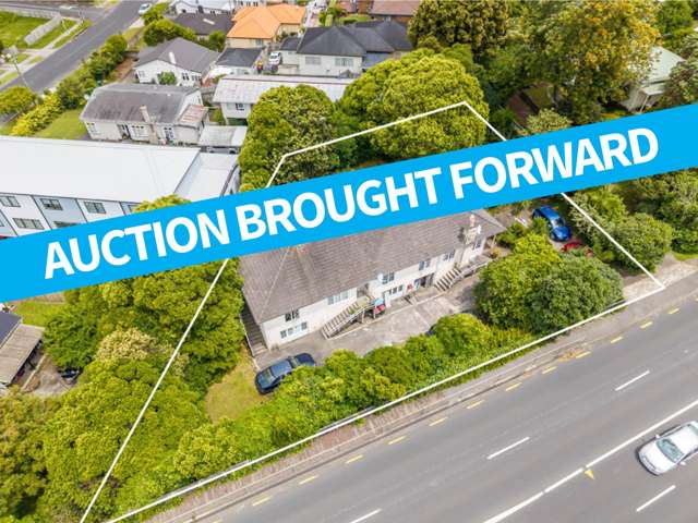 AUCTION BROUGHT FORWARD - Investors & Developers!