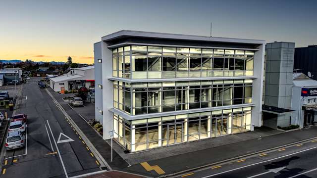 Three levels of modern office in Rangiora