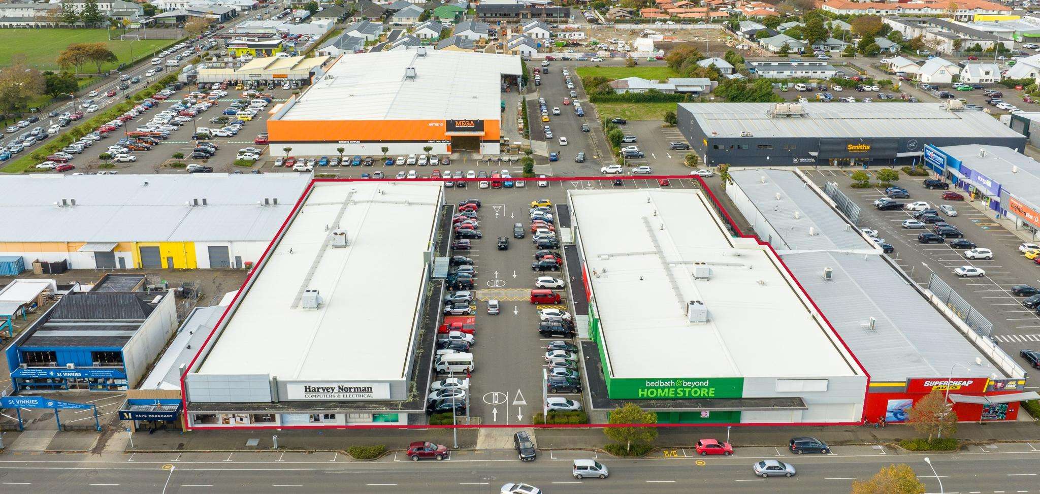 Big box asset anchors retail corridor