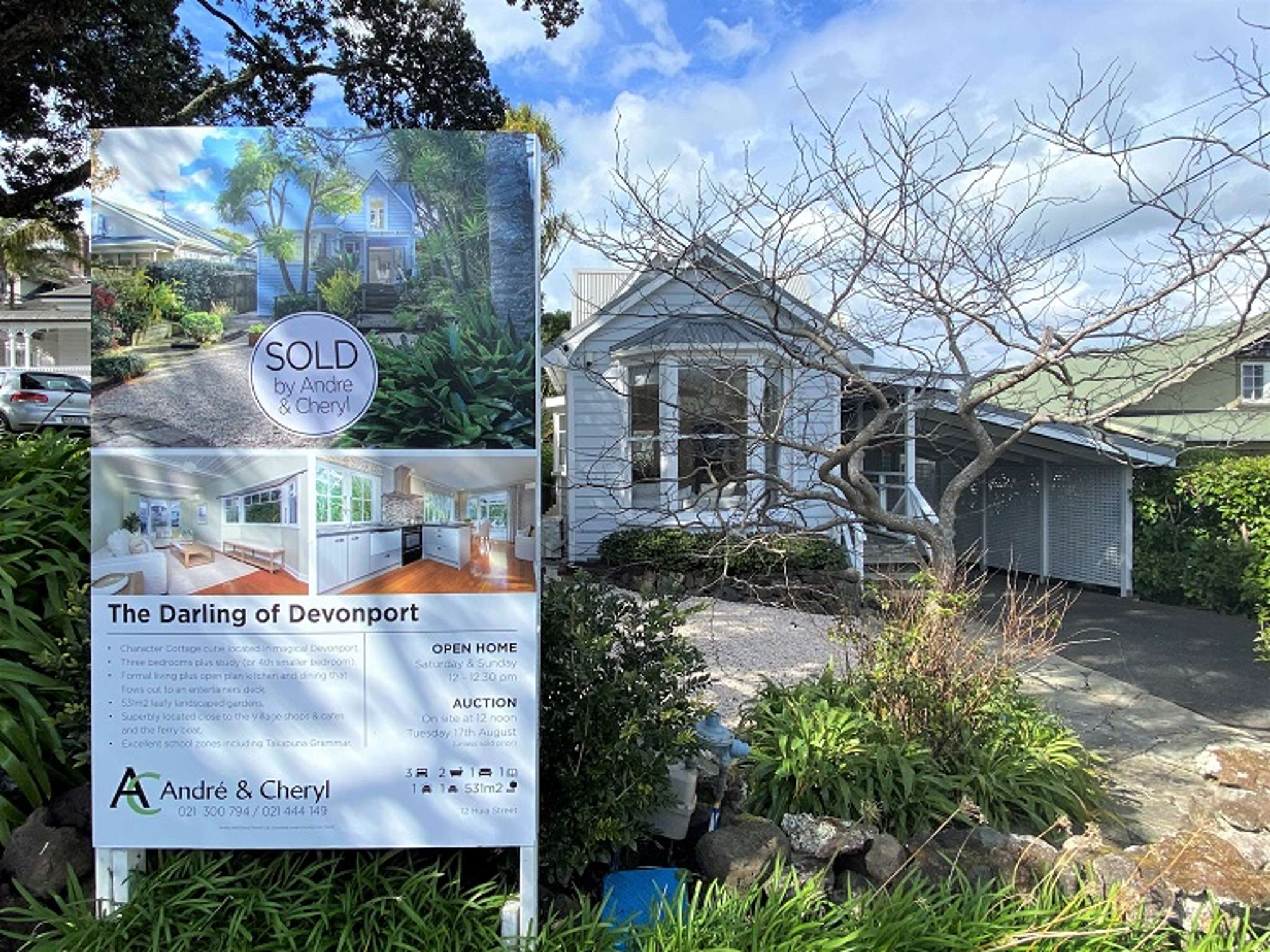 Sold in the 'nick of time': Devonport cottage snapped up for $2.38m