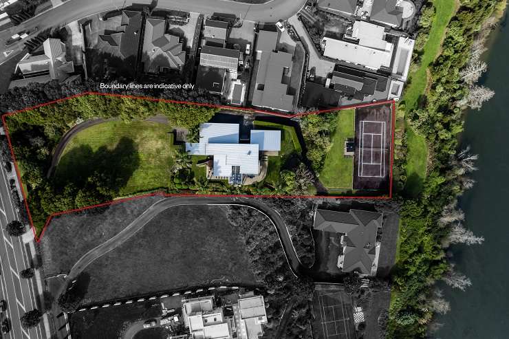 The luxury home on River Road, in Flagstaff, Hamilton, sold for $4.75m after being on the market for less than a week. Photo / Supplied