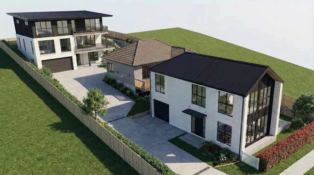 1,065m2 Site with Resource Consent for 3 Homes