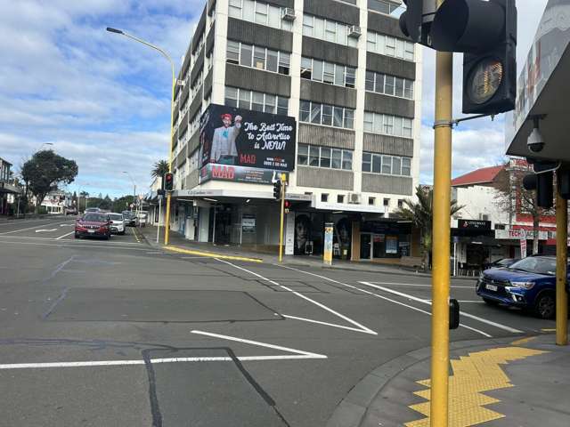 Retail space on busy corner