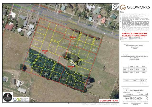 2.7394ha Residentially zoned Foxton Land in the ever sunny Foxton