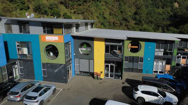 Smart city-fringe office with parking