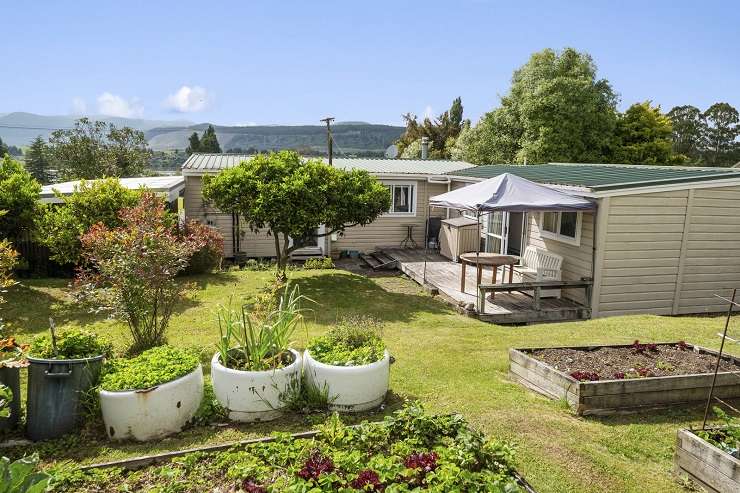 A near new large five-bedroom, two-bathroom property on the lake edge in Mangakino has a price indication of $2.4m. Photo / Supplied