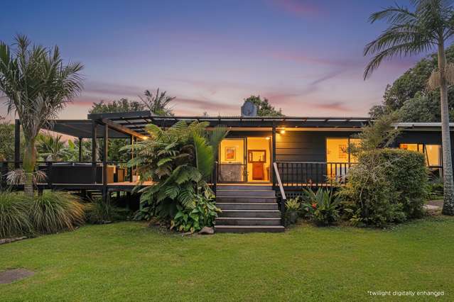 Lush Coastal Oasis with Dual Living on One Acre