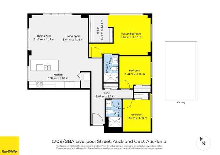 1702/38A Liverpool Street Auckland Central_21