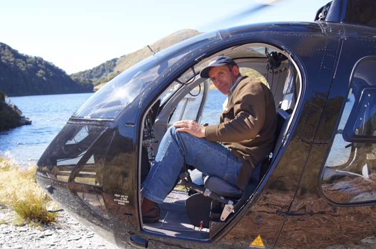 The two-bedroom log cabin for sale at 1679 Whangamata Road, in Marotiri, Taupō, is fully off-grid. Photo / Supplied