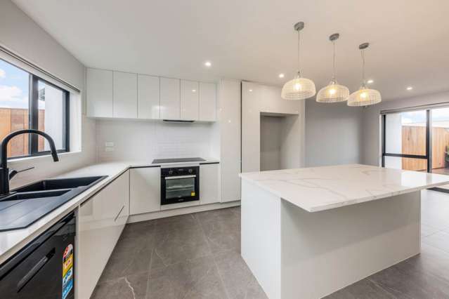 Stunning kitchen!  Luxurious apartment!