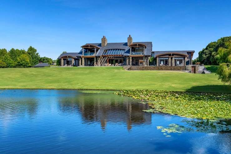 48 Porterfield Road, in Auckland's Whitford, overlooks the harbour and offers buyers 32ha. Photo / Supplied