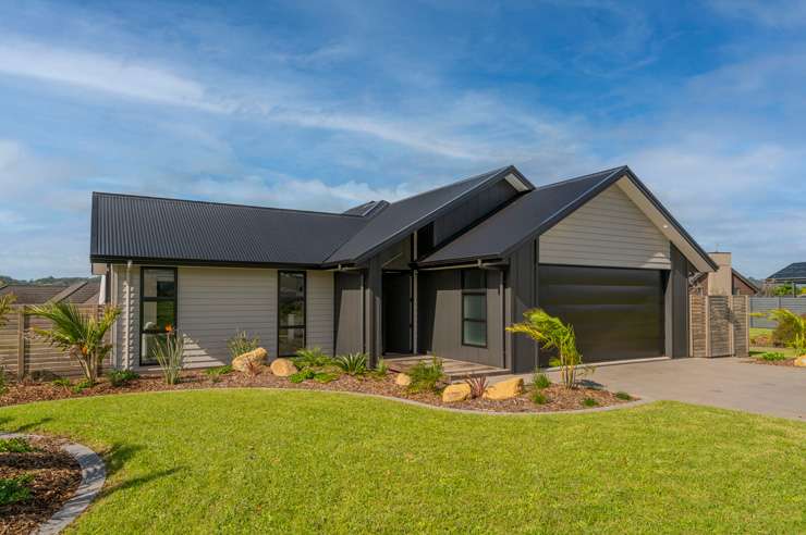 A new build house on Beach Road, opposite the Harbour in Whangamata