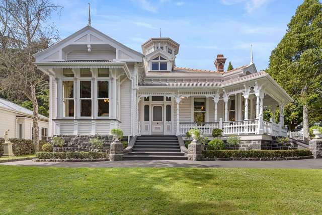 The Mt Eden villa with a Sistine Chapel ceiling, period wallpaper and an Italian-style garden