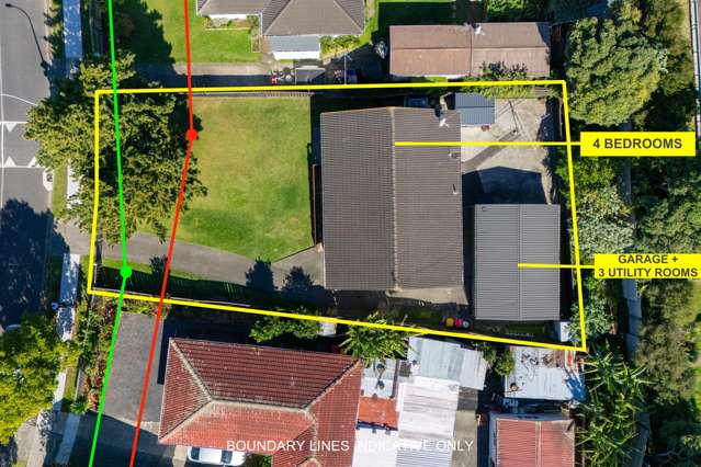 4 BED + SINGLE GARAGE + 3 UTILITY ROOMS