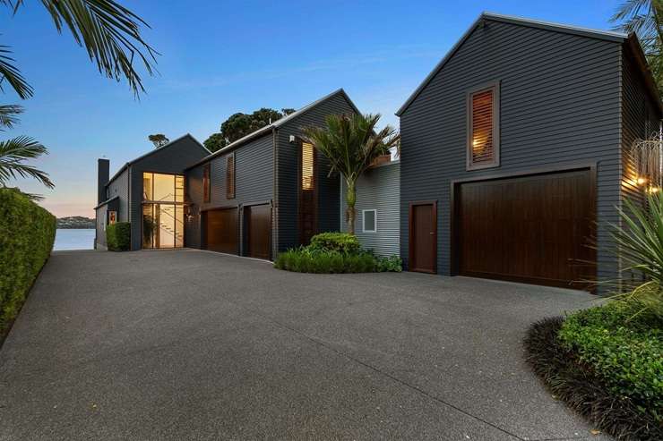 8 Musick Point Road, in Bucklands Beach, Auckland, is for sale for the first time after 26 years. The resort-like home was designed by award-winning architect Frans Kamermans. Photo / Supplied