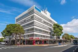 Central Takapuna office landmark with expansive views