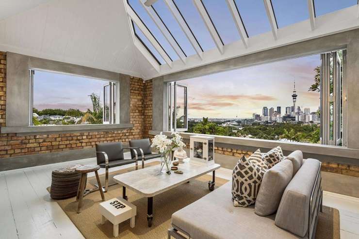 The historic Queen's Hall at 9 Paget Street, in Auckland's Freemans Bay, is up for grabs and heading to auction on February 18. Photo / Supplied