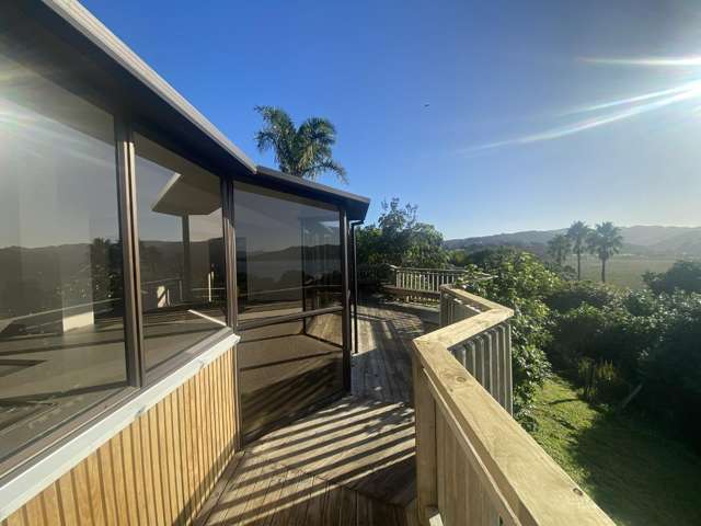 Elevated harbour views