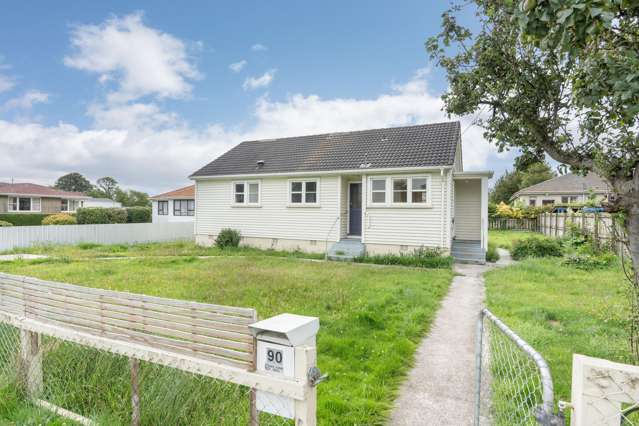 Solid three-bedroom with excellent potential