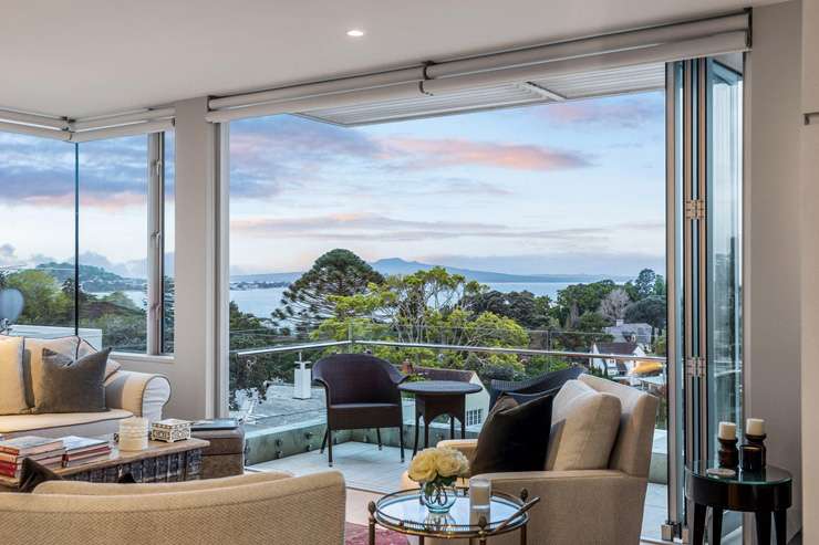 A three-bedroom townhouse at 45 Gladstone Road, in Parnell, Auckland, is for sale with a price tag of $2.65m. Photo / Supplied